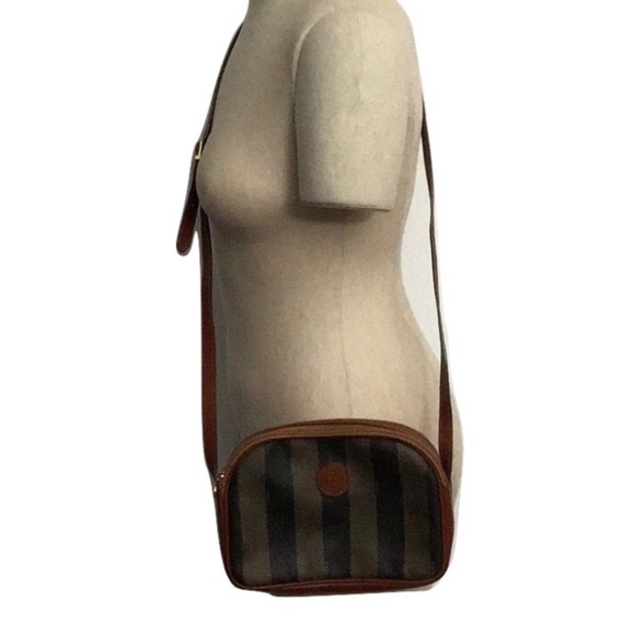 Vintage Authentic Fendi Crossbody EVC Tan Brown - Picture 1 of 8